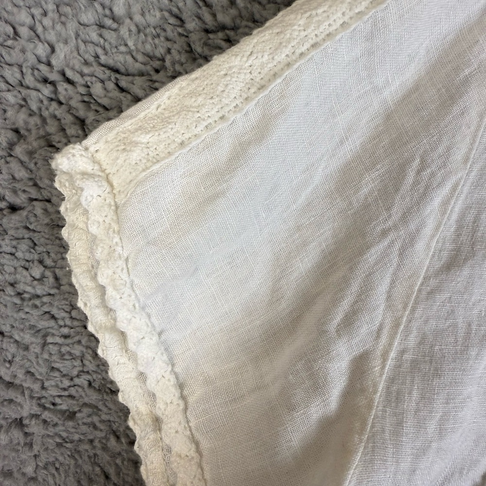 Women’s Laura Bianca Italian linen short sleeve top size L - Picture 3 of 13